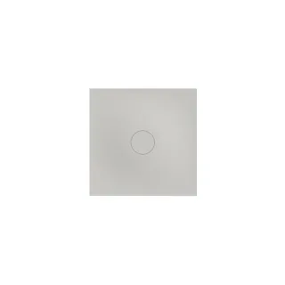 Bette BetteAir Duschfliese 7350-410 900 x 900 mm, silver, Rechteck, glasierter Titan-Stahl