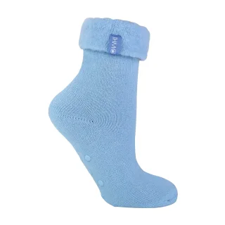 1 Pack Damenweiche Plüschgefütterte Hausschuhsocken