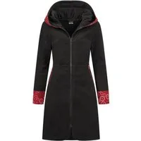 KUNST UND MAGIE Fleecejacke Kunst und Magie Damenmantel aus Fleece Fleecejacke