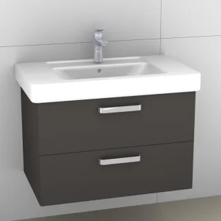 Artiqua 414 Waschtischunterschrank für Subway/Omnia Architectura 611680 Stahlgrau, 414-WU2L-V01-7142 414-WU2L-V01-7142-88