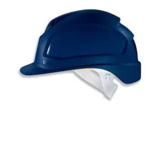uvex pheos B Schutzhelm mit Lüftung - konvent. Innenausstattung - langer Schirm blau 51 cm - 61 cm - 9772520