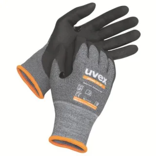 uvex Schnittschutzhandschuh athletic D5 XP grau/schwarz 9 - 6003009