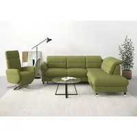 sit&more Ecksofa Grenoble L-Form mit Federkern, wahlweise mit Schlaffunktion, Bettkasten, Arm- und Kopfteilverstellung