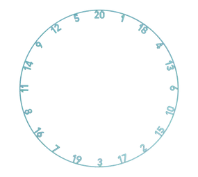 Precise 180 OnePiece Lasercut Zahlenring