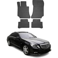 OMAC Auto-Fußmatten für Mercedes E Klasse W212 2009-2016 Schwarz 4 tlg (4 St), für Mercedes E Klasse W212 2009-2016 Mercedes E Klasse W212 2009-2016, Antirutsch,Wasserfest,Einfache Installation