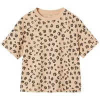 vertbaudet Kurzarmshirt Bedrucktes Mädchen T-Shirt, leichte Oversized-Form