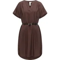 Ragwear Minikleid Klarisa Lockeres Oversize Sommerkleid mit Gürtel