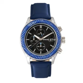Breed Maverick Chronograph Lederarmbanduhr mit Datum