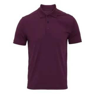 Premier - Poloshirt für Herren (Aubergine)