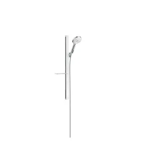 Hansgrohe Raindance Select S120 BrauseSet 27648400 chrom/weiß, mit 90 cm Brausestange, Ablage