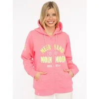 Zwillingsherz Sweatjacke "Moin Moin" Kapuze, Langarm, Reißverschluss, modisch, maritim, Kordelzug