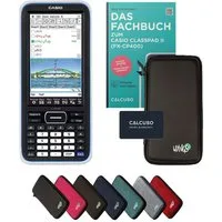 CASIO Taschenrechner Classpad II inkl. Schutztasche Schwarz & Fachbuch (176 S)