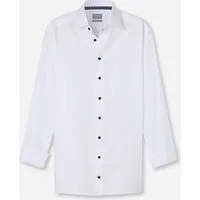 OLYMP Businesshemd Luxor Comfort Fit New-Kentkragen kontrastfarbene Details an Krageninnenseite, comfort fit