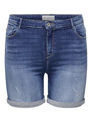ONLY CARMAKOMA - CARLAOLA REG DEST DNM SHORTS Medium Blue Denim - Gr. - 54