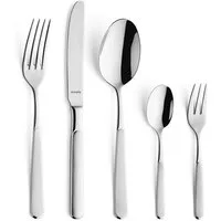 Amefa Besteck-Set SATINA (60-tlg), 12 Personen, Edelstahl Rostfrei 18/10, spülmaschinenfest, mattiert