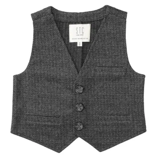 STACCATO - Kn.-Weste washed anthra struc. - Gr. - 116/122