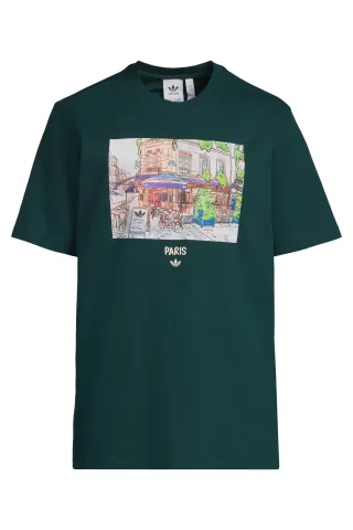 HERREN T-SHIRT PAINT PARIS TEE (HY2069)