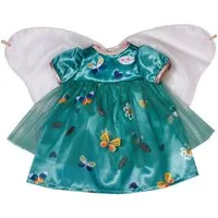 Baby Born Puppenkleidung Feenkleid mit Flügeln, 43 cm, mit Kleiderbügel