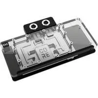 Core RX 9070 XT Taichi, Wasserkühlung transparent/chrom, inkl. Backplate