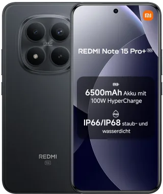 Xiaomi Redmi Note 15 Pro+ 5G 256GB [Dual-Sim] schwarz