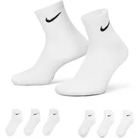 Nike Funktionssocken U NK EVERYDAY CSH ANKL 6PR 132 für Fitness-Workout, mit Dri-FIT-Technologie, dicke Terry-Sohle
