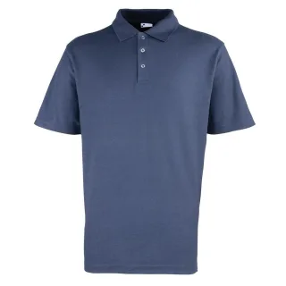 Premier - Poloshirt Nietenfront für Herren (Marineblau)