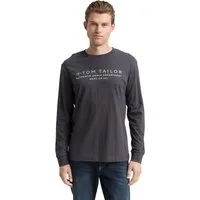 TOM TAILOR Langarmshirt mit Logo Print