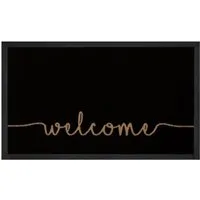 HANSE Home Fußmatte Cozy Welcome, Türmatte, rechteckig, Höhe: 5 mm, Waschbar, Schmutzfangmatte, Outdoor, Innen, Rutschfest, Wetterfest