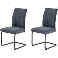 HELA Freischwinger AUGUSTA (Set, 2 St), Schwinger, XL-Sitzbreite, Wellenfederung, 140kg belastbar