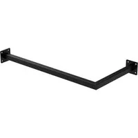 ML-DESIGN Kleiderstange Kleiderständer Übereck für die Wand aus Stahl rostfrei L-Form (1 St), Garderobenstange 60x30cm Schwarz L-Form Kleiderständer Kleidergestell