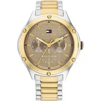 Tommy Hilfiger Multifunktionsuhr CLASSIC 1782658, Quarzuhr, Armbanduhr, Damenuhr, Herrenuhr, Datum, Edelstahlarmband