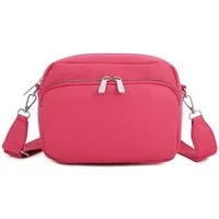 ITALYSHOP24 Schultertasche Damen Tasche Crossbody Handytasche, als Schultertasche, Crossover, Umhängetasche tragbar