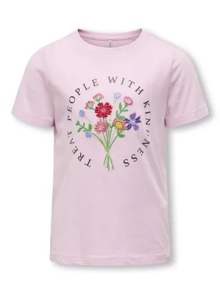 KIDS ONLY - KOGEMMA LIFE REG S/S FLOWER TOP JRS NOOS Roseate Spoonbill - Gr. - 140