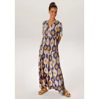 Aniston CASUAL Sommerkleid mit großflächigen, grafischen Druck