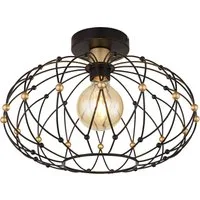 GLOBO LIGHTING Deckenleuchte GREYS, ohne Leuchtmittel, Deckenlampe Wohnzimmer-Leuchte Schlafzimmer-Leuchte Flur Küche