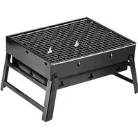 IMEX Tischgrill IMEX tragbarer mini BBQ Gill 44x29x23cm kompakt 1,5 kg