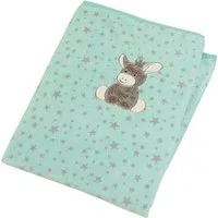 Babydecke Babydecke Plüsch ESEL Emmi, Sterntaler®, Plüschdecke aus Teddyflausch mit süßer Esel-Emmi-Applikation