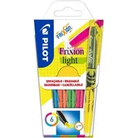 Pilot Pen Marker Textmarker FriXion Light Soft - M 6er Etui pastell.