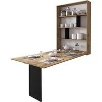 MIRJAN24 Klapptisch Abi, mit Regalen, Tisch ideal für Esszimmer