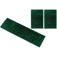 OTTO home Bettumrandung Viva, Höhe 45 mm, (3-tlg), Bettvorleger, Läufer-Set, Uni-Farben, einfarbig, besonders kuschelig