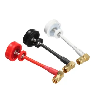 Realacc Pagoda Antenna LHCP Right Angle 5.8G 5dBi 50W Omni FPV Antenna SMA/RP-SMA For RC Drone
