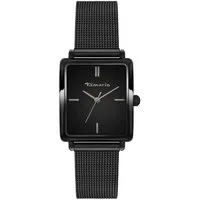 Tamaris Quarzuhr Square Meets Mesh TT-0186-MQ, Armbanduhr, Damenuhr, Edelstahlarmband, analog