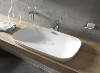 TOTO NEOREST Aufsatzwascht. weiß 750mm ohne Hahnloch mit Überlauf, LW3717HY LW3717HY