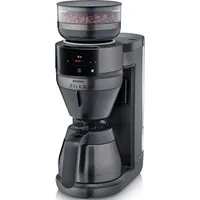 Severin Kaffeemaschine mit Mahlwerk KA 4855 FILKA (2. Generation), Filterkaffee-Vollautomat, 1,1l Kaffeekanne, Permanentfilter, Papierfilter 1x4, mit Thermokanne