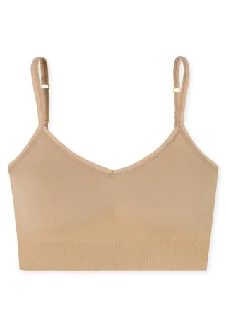 SCHIESSER - Bustier mit removable Pads maple - Gr. - XXL