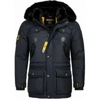 Geographical Norway Winterjacke (Packung, Wintermantel) Herren Outdoor Jacke Parka Anorak Wintermantel
