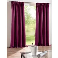 DecoHome24 Gardine Brillant (2 St), Kräuselband, blickdicht, blickdicht