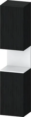 Duravit Qatego Hochschrank Eiche Schwarz Matt 400x360x1760 mm - QA1346R18160010 QA1346R18160010