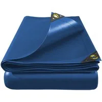 VESKA Schutzplane Profi Abdeckplane 650g/m² Gewebeplane, LKW Plane, Bootsplane, Poolabdeckung, Zeltunterlage, für Camping & Outdoor Garten