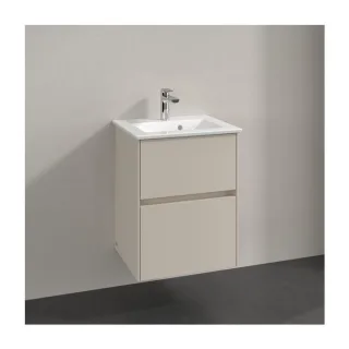 Villeroy und Boch Collaro Waschtischunterschrank C14100VN 47,2x61x40,4cm, Waschbecken mittig, cashmere grey